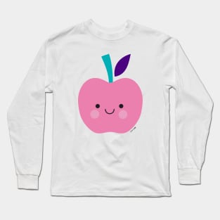 Apple (Pink) Long Sleeve T-Shirt